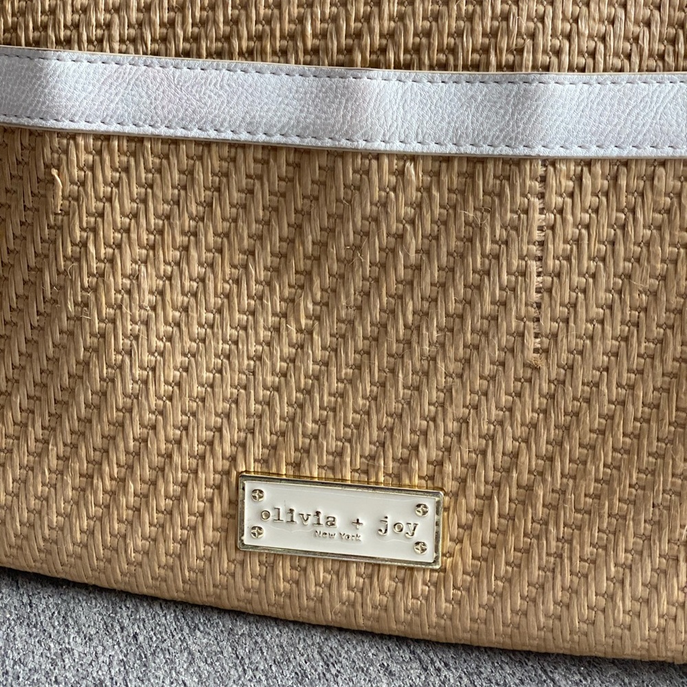 Olivia + Joy straw bag